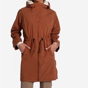 Lole Women's Special Ed. Rust Hooded Rain Coat